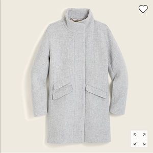 NWT J.Crew Cocoon coat Italian wool size 0